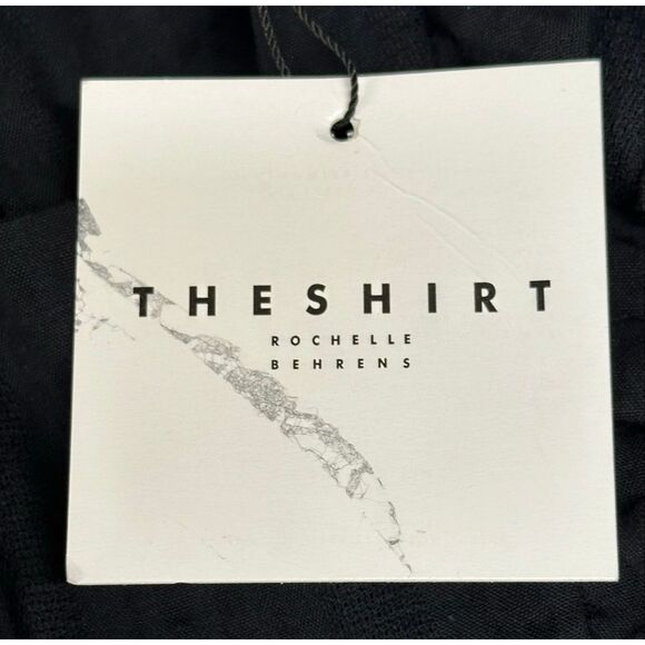 The Shirt by Rochelle Behrens Stella Dress in Black NWT Size Small - Picture 7 of 9